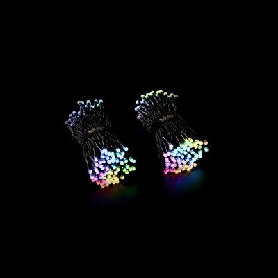 Гирлянда Twinkly Smart LED Strings RGBW 400, BT + WiFi, Gen II, IP44, кабель (TWS400SPP-BEU)