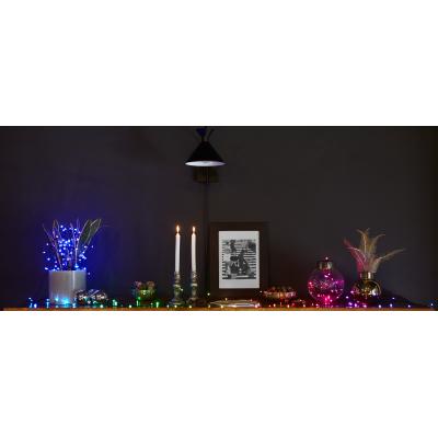Гирлянда Twinkly Smart LED Strings RGBW 400, BT + WiFi, Gen II, IP44, кабель (TWS400SPP-BEU)