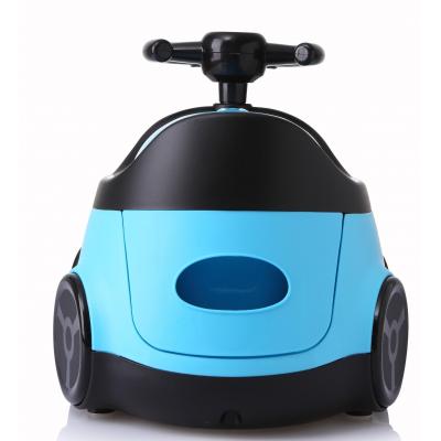 Горшок Babyhood Автомобиль голубой (BH-116B)