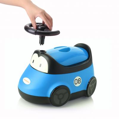 Горшок Babyhood Автомобиль голубой (BH-116B)