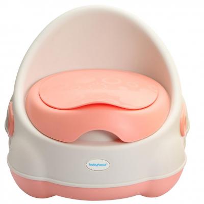 Горшок Babyhood Изобретатель бело-розовый (BH-112WP)