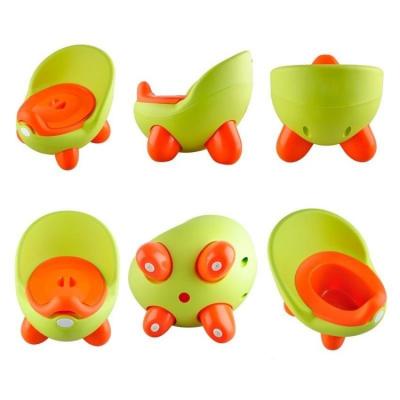 Горшок Babyhood Кью Кью зелёно-оранжевый (BH-105G)