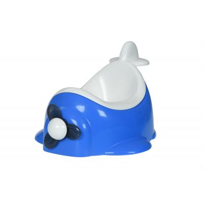 Горшок QCBABY Самолет синий (QC9905blue)