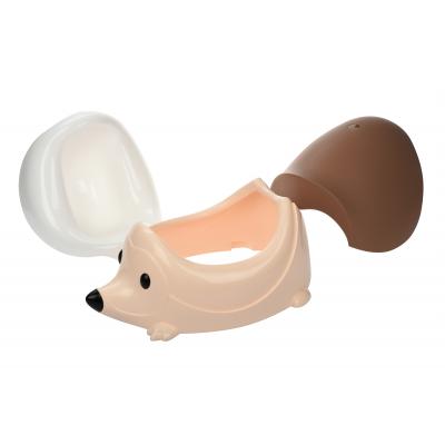 Горшок QCBABY Ёжик коричневый (QC9903brown)