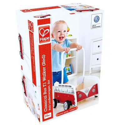 Ходунки Hape Классический автобус красный (E0379)
