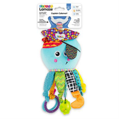 Іграшка на коляску Lamaze Кальмар із прорізувачем (L27068)