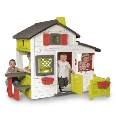 Игровой домик Smoby для друзей c чердаком и дверным звонком (310209)