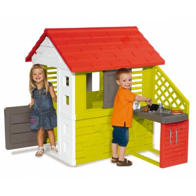 Игровой домик Smoby Солнечный с летней кухней (810713)
