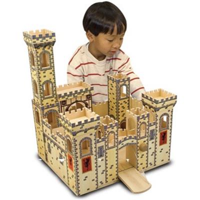 Игровой набор Melissa&Doug Деревянный рыцарский замок (MD1329)
