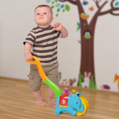 Каталка Kiddieland Слон-Циркач со светом и звуком (укр) (058297)