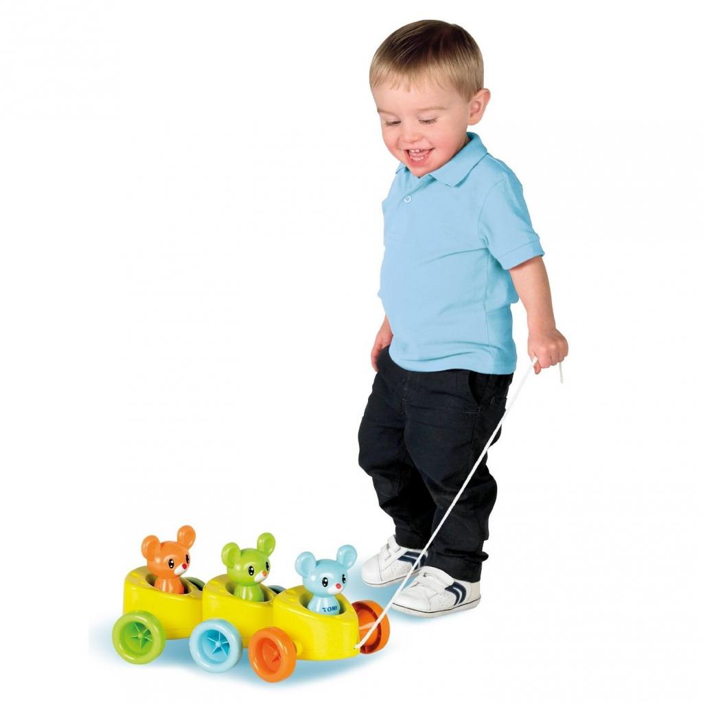 Каталка Tomy Мышата в сыре (T72099)
