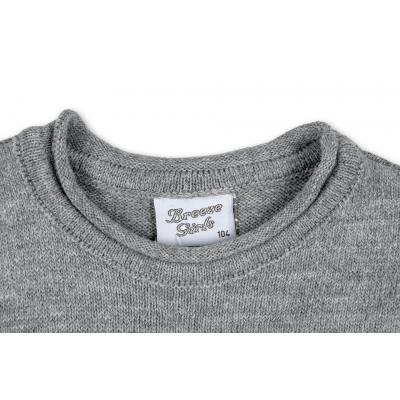 Кофта Breeze джемпер серый меланж со звездочками (T-104-110G-gray)