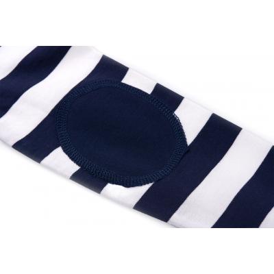 Кофта Breeze фуфайка кремово-синяя в широкую полоску (8107-104B-cream-blue)