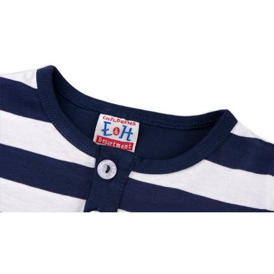 Кофта Breeze фуфайка кремово-синяя в широкую полоску (8107-110B-cream-blue)