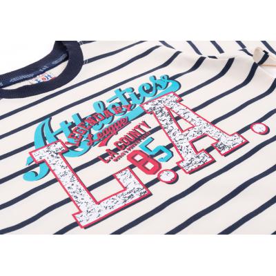 Кофта E&H в полоску (7026-134B-beige)
