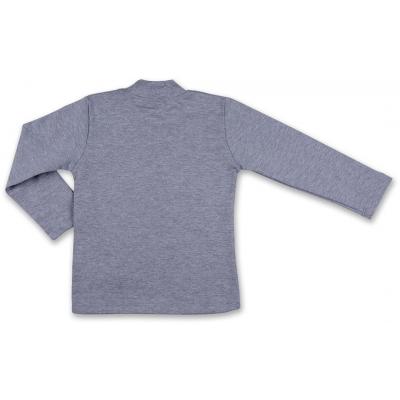 Кофта Lovetti водолазка серая меланжевая (1011-98-gray)