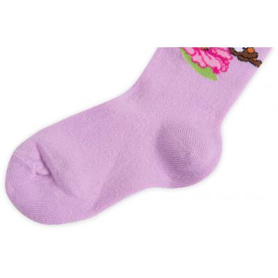 Колготки BNM для девочек с эльфом розовые (M0C0301-0823-3-4/G-pink)