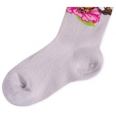 Колготки BNM для девочек с эльфом серые (M0C0301-0823-3-4/G-grey)