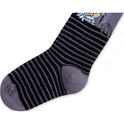 Колготки BNM для мальчиков с мишкой серые (M0C0301-0836-3-4/B-gray)