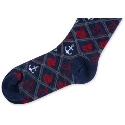 Колготки BNM для мальчиков с якорем черные (M0C0301-0985-1-2/B-black)