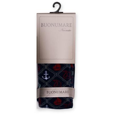 Колготки BNM для мальчиков с якорем черные (M0C0301-0985-3-4/B-black)