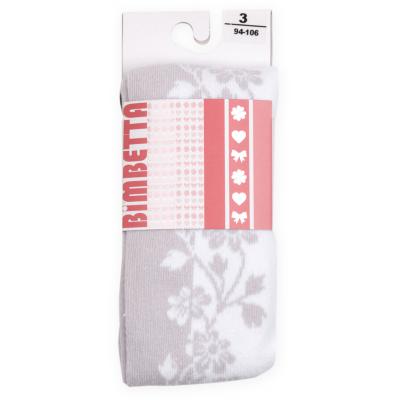 Колготки UCS SOCKS для девочек с веточкой серые (M0C0301-0966-3-4/G-grey)