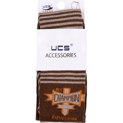 Колготки UCS SOCKS полосатые "Champion" (M0C0301-0875-5B-brown)