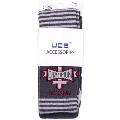 Колготки UCS SOCKS полосатые "Champion" (M0C0301-0875-5B-dark-gray)