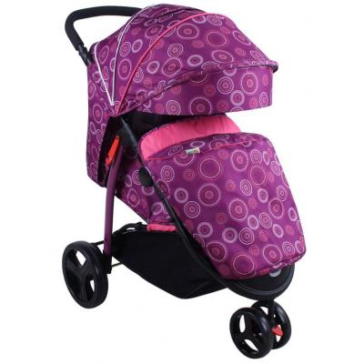 Коляска BabyHit Trinity Violet circles (14139)