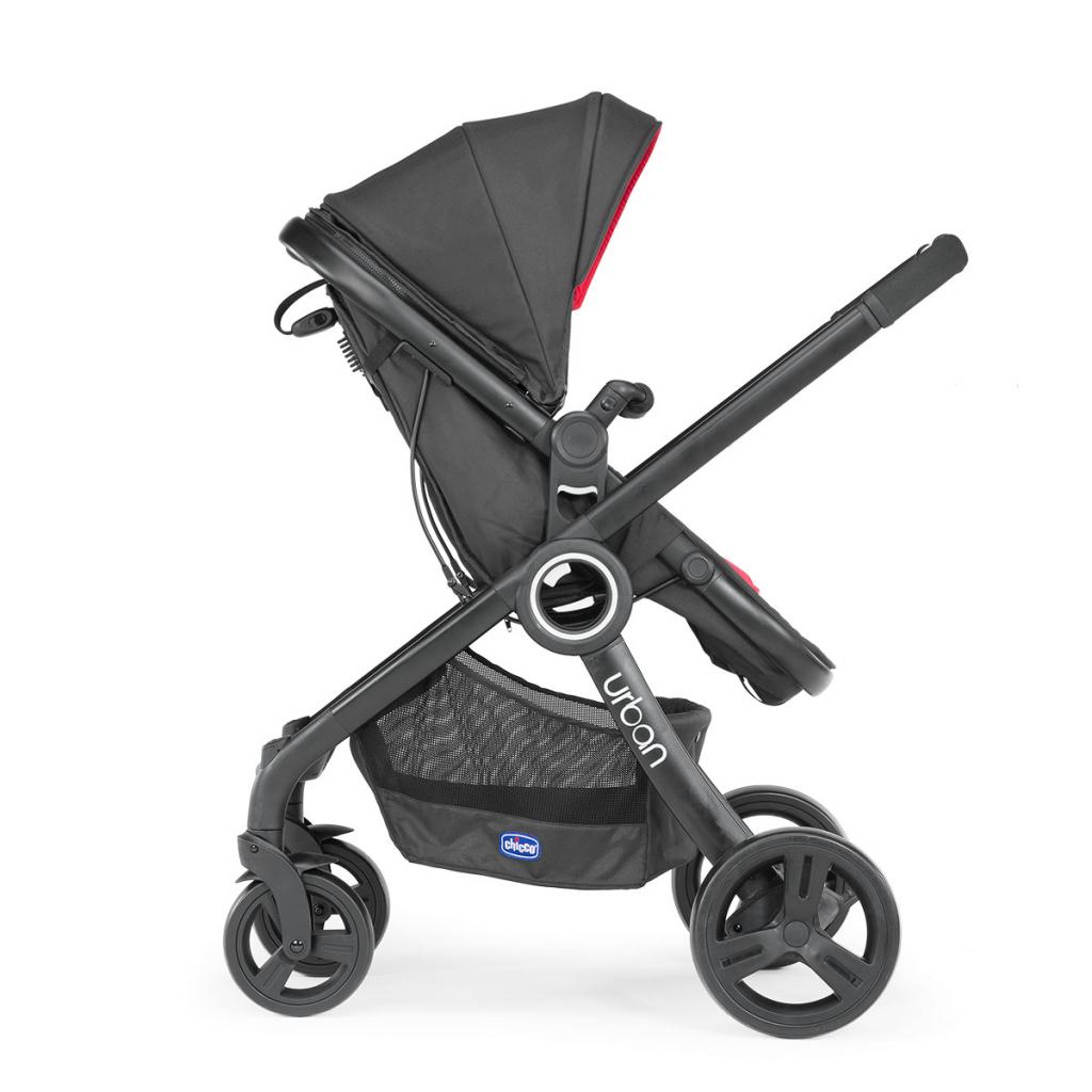 Коляска Chicco Urban Plus Stroller Black (текстиль не входит в комплект) (79418.95)