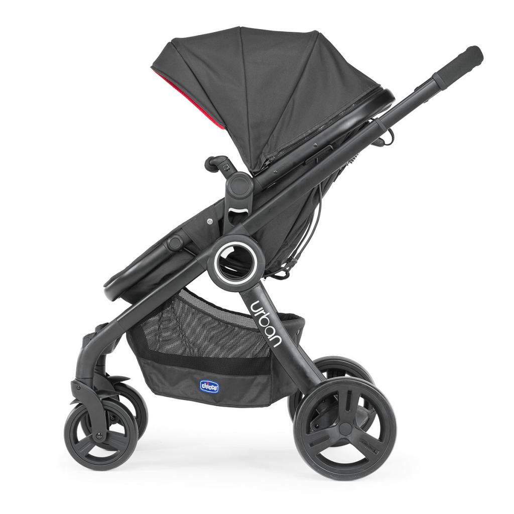 Коляска Chicco Urban Plus Stroller Black (текстиль не входит в комплект) (79418.95)
