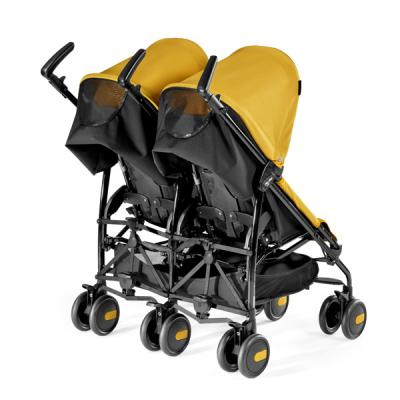 Коляска Peg-Perego Pliko Mini Twin Classico Mod Yellow (IP04280035EB45RO01)