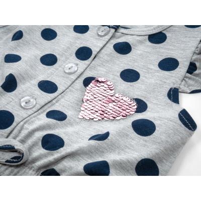 Комбінезон Breeze в горошок (15992-104G-gray)