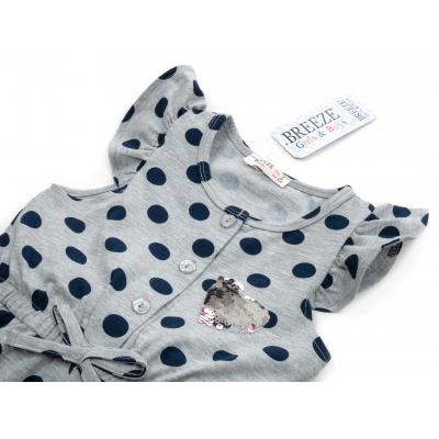 Комбінезон Breeze в горошок (15992-128G-gray)