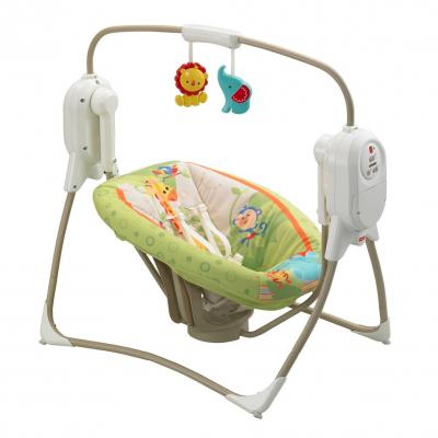 Кресло-качалка Fisher-Price Джунгли Умное качание (BFH05)