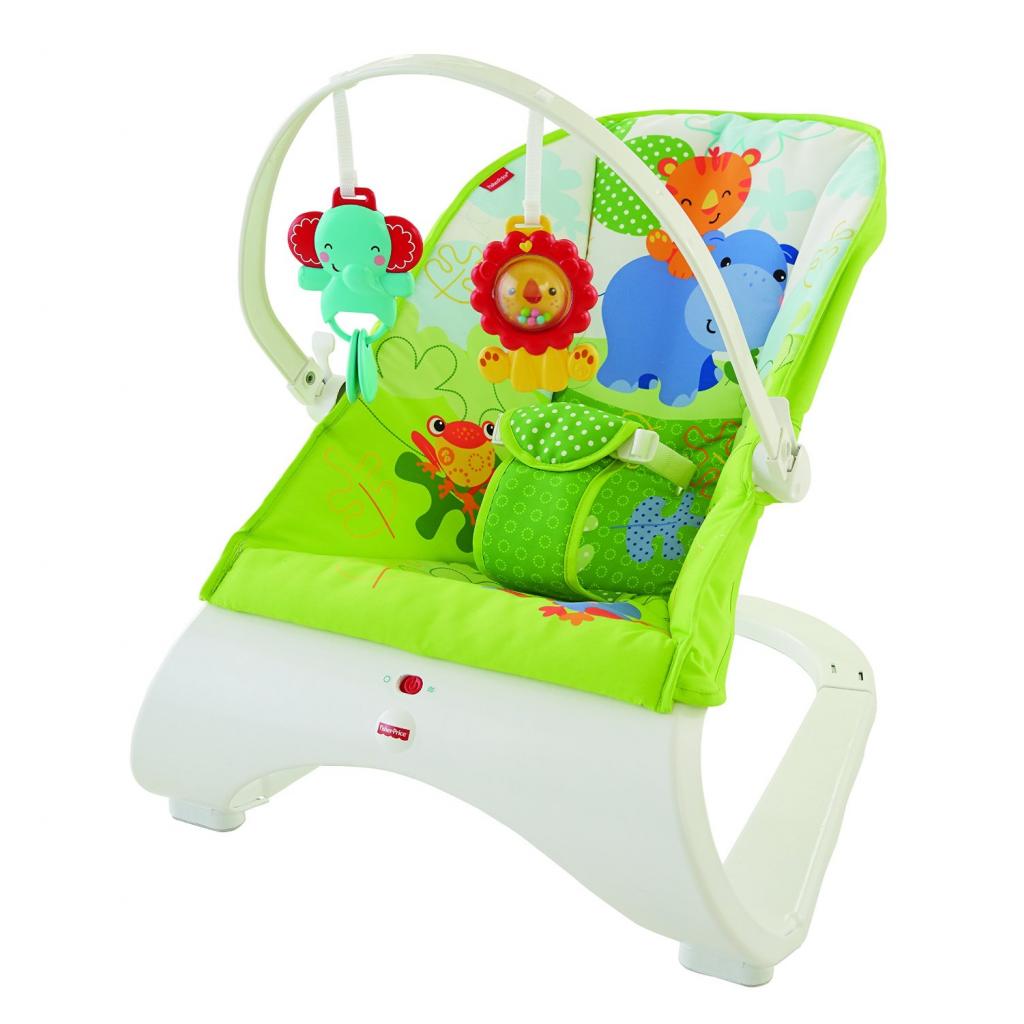 Кресло-качалка Fisher-Price Тропические друзья (CJJ79)
