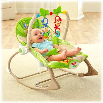 Кресло-качалка Fisher-Price Веселые обезьянки (CBF52)