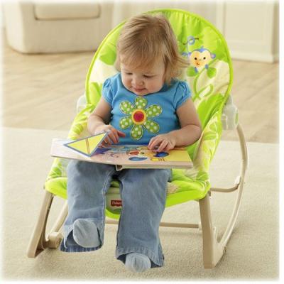 Кресло-качалка Fisher-Price Веселые обезьянки (CBF52)