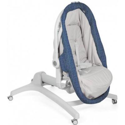 Кроватка Chicco Baby Hug 4в1 Серая с синим (79173.00)