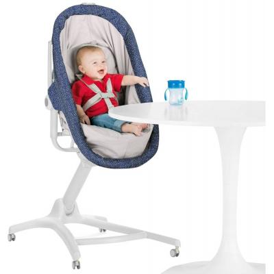 Кроватка Chicco Baby Hug 4в1 Серая с синим (79173.00)