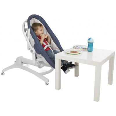 Кроватка Chicco Baby Hug 4в1 Серая с синим (79173.00)
