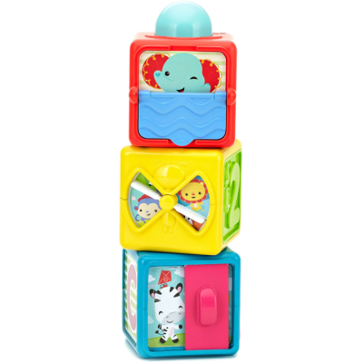 Кубики Fisher-Price Кубики, движущиеся "Яркие" (DHW15)