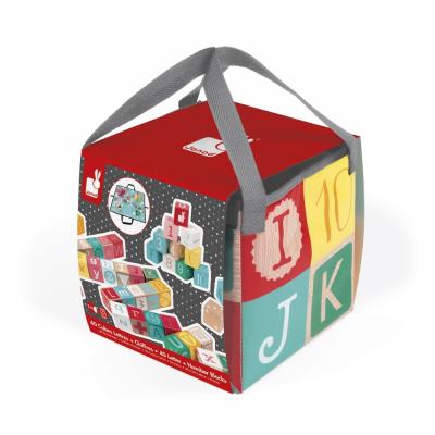 Кубики Janod Алфавит и цифры 40 эл. (J08077)