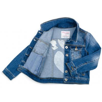 Куртка Breeze джинсовая с сердцем перевертышем (OZ-18816-128G-blue)