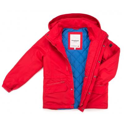 Куртка Snowimage парка с капюшном (SICMY-P402-152B-red)