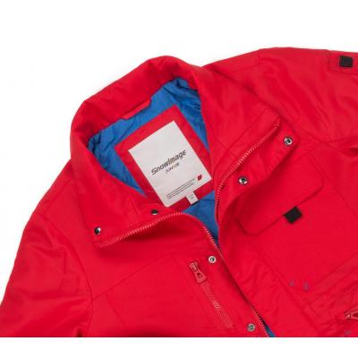 Куртка Snowimage парка с капюшном (SICMY-P402-164B-red)