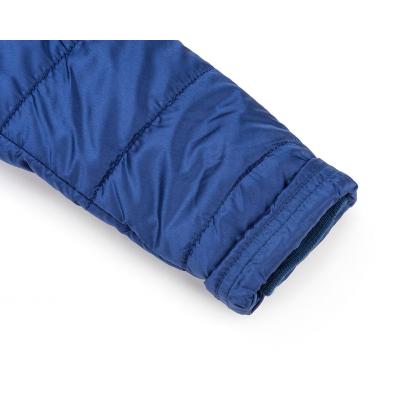 Куртка Snowimage удлиненная с капюшоном и цветочками (SICY-G107-122G-blue)