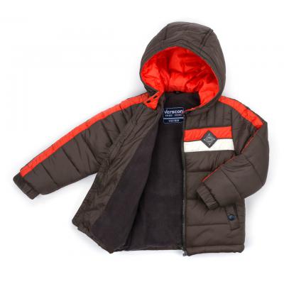 Куртка Verscon с оранжевой полосой (2663-104B-brown)