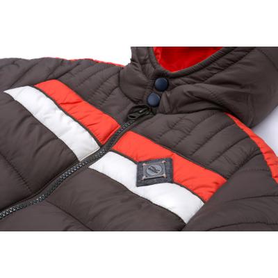 Куртка Verscon с оранжевой полосой (2663-116B-brown)