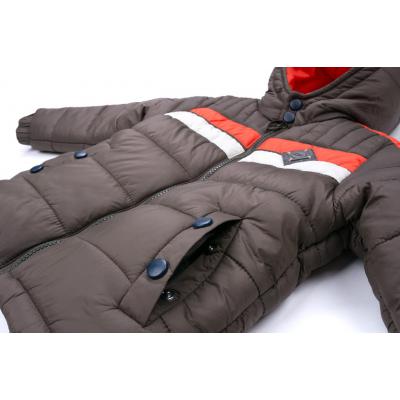 Куртка Verscon с оранжевой полосой (2663-116B-brown)